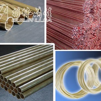 Available copper and copper alloy tube sizes